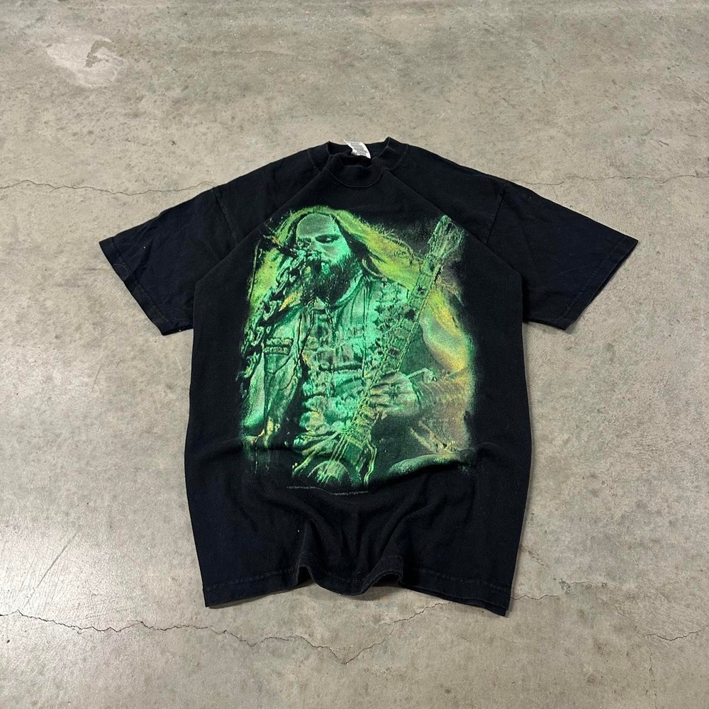 Y2K Vintage 2000s skater Grunge Zack Wylde Worldwide Tour Shirt 2007 T shirt M
